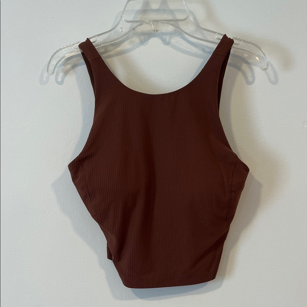Lululemon Brown Ribbed Tank Top